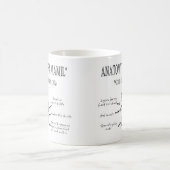 サイクリストのためのMAMILのおもしろマグカップの解剖学 コーヒーマグカップ (中央)