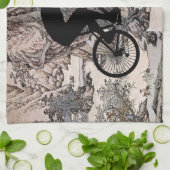 サイクリストのキッチンタオル キッチンタオル (折り畳み)