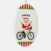 サイクリストのクリスマスコレクション セラミックオーナメント (右)
