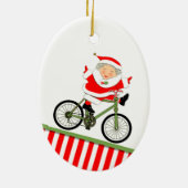サイクリストのクリスマスコレクション セラミックオーナメント (裏面)