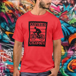 サイクリストのサイコパス Tシャツ<br><div class="desc">サイクリスト、山のバイクもしくは自転車に乗る人、トリアスリート、または週末の自転車ライダー、このサイコパスTシャツは、あなたの人生の男性のための完璧な贈り物である父の日、クリスマス、または彼の誕生日。コレクション内のデザインの追加。</div>