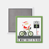 サイクリストのストッキング詰め物 マグネット (正面/裏面)