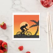 サイクリストのナプキン スタンダードカクテルナプキン (インサイチュ)