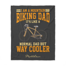 サイクリストのマウンテンバイクパパのようなノーマルパーソナライズされた