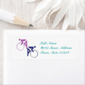 サイクリストの宛名ラベル ラベル (インサイチュ)