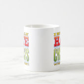 サイクリストの憎悪の顔 コーヒーマグカップ (中央)
