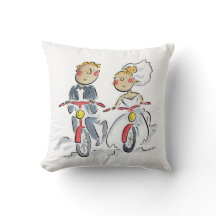 サイクリストの新郎新婦