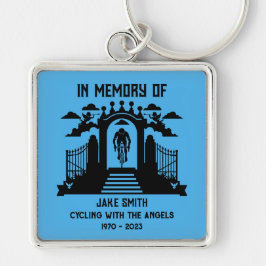 サイクリストの葬儀の記念として キーホルダー