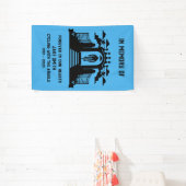 サイクリストの葬儀の記念として 横断幕 (インサイチュ)