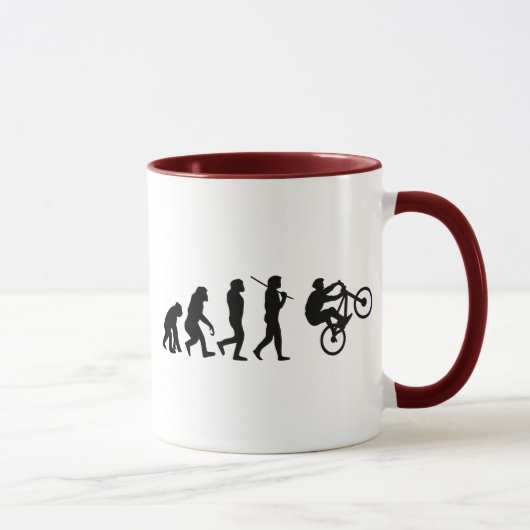 サイクリストの進化 マグカップ (右)