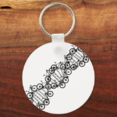 サイクリストのDNA Tシャツ キーホルダー (正面)