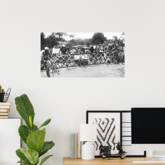 サイクリストは鉄道クロッシングツアーDe Fで待つことができない ポスター