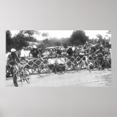 サイクリストは鉄道クロッシングツアーDe Fで待つことができない ポスター (正面)