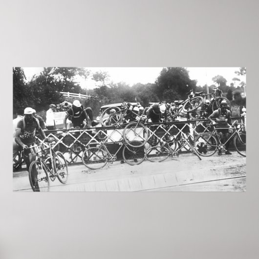 サイクリストは鉄道クロッシングツアーDe Fで待つことができない ポスター (正面)