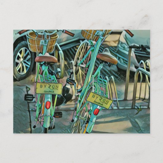 サイクリストへのプレゼント 自転車好きに ポストカード (正面)