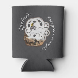 サイクリストより多くのギア、より多くのおもしろい。サイクリングスポーツ 缶クーラー