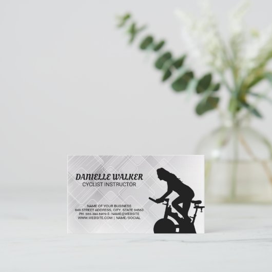 サイクリストインストラクター 名刺 (スタンド正面)