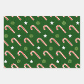 サイクリストクリスマスサイクリングホリデーギフト ラッピングペーパーシート (正面2)