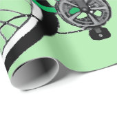 サイクリストクリスマスサイクリングホリデー ラッピングペーパー (ロールコーナー)