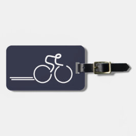 サイクリストサイクリンググラフィックアドレスの荷物タグ ラゲッジタグ