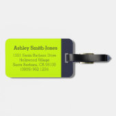 サイクリストサイクリンググラフィック明カスタムるいラゲッジタグ ラゲッジタグ (裏面横)