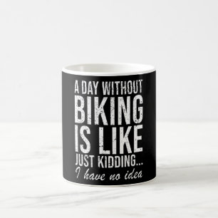 サイクリストサイクリングバイクおもしろいことわざギフト コーヒーマグカップ
