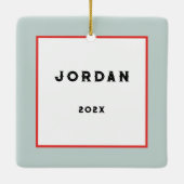 サイクリストサイクリングホリデーキープサセセラミックオーナメント セラミックオーナメント (裏面)