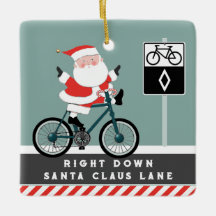 サイクリストサイクリングホリデーキープサセセラミックオーナメント