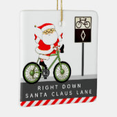 サイクリストサイクリングホリデーギフトセラミックオーナメント セラミックオーナメント (右)