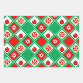 サイクリストサイクリングホリデーギフト ラッピングペーパーシート (正面2)