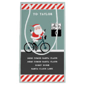 サイクリストサイクリングホリデースモール抱き枕 スモールペーパーバッグ (正面)