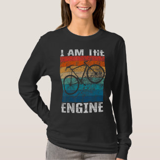サイクリストファン11のためのエンジンです Tシャツ