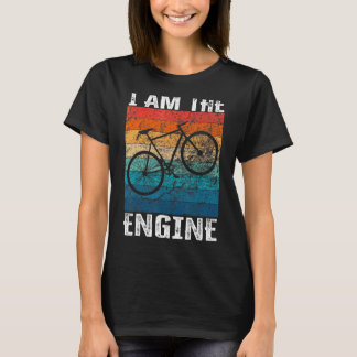 サイクリストファン11のためのエンジンです Tシャツ