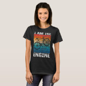 サイクリストファン11のためのエンジンです Tシャツ (正面フル)