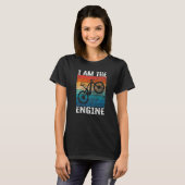 サイクリストファン19のためのエンジンです Tシャツ (正面フル)
