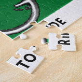 サイクリストホリデーギフトジグソーパズル ジグソーパズル (側面)