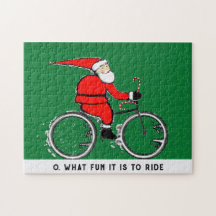 サイクリストホリデーギフトジグソーパズル