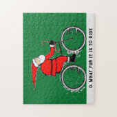 サイクリストホリデーギフトジグソーパズル ジグソーパズル (縦)