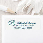 サイクリスト又はバイクストアの住所 シール (インサイチュ)