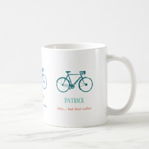 サイクリスト及びバイクもしくは自転車に乗る人への贈与 コーヒーマグカップ