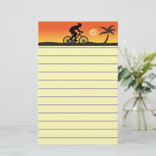 サイクリスト文房具 便箋 (スタンド正面)