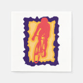 サイクリスト紙ナプキンス スタンダードカクテルナプキン (正面)