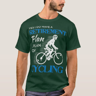 サイクリスト退職計画サイクリング自転車サイクリング Tシャツ