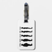 サイクリスト進化型ローディー ラゲッジタグ (裏面縦)