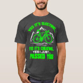 サイクリスト電気おもしろい用サイクルEバイクギフト Tシャツ (正面)