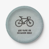 サイクリスト – グランジメタルルック – スポーティな男のパーティー ペーパープレート (正面)