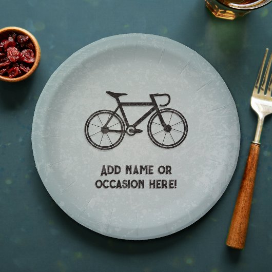 サイクリスト – グランジメタルルック – スポーティな男のパーティー ペーパープレート