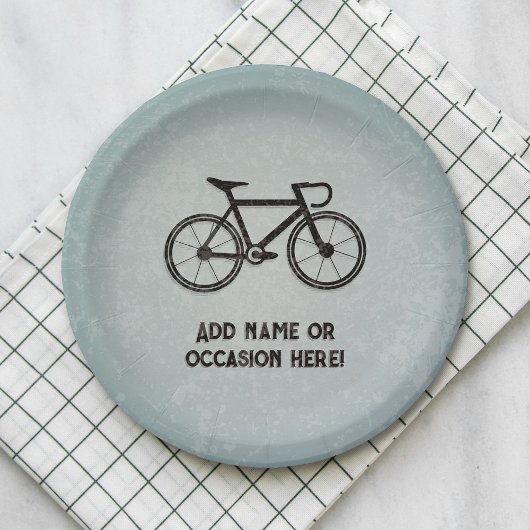 サイクリスト – グランジメタルルック – スポーティな男のパーティー ペーパープレート