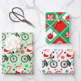 サイクリスト サイクリング ホリデー ギフト ラッピングペーパーシート