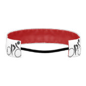 サイクリスト、スピンクラス アスレチックヘッドバンド (裏面)